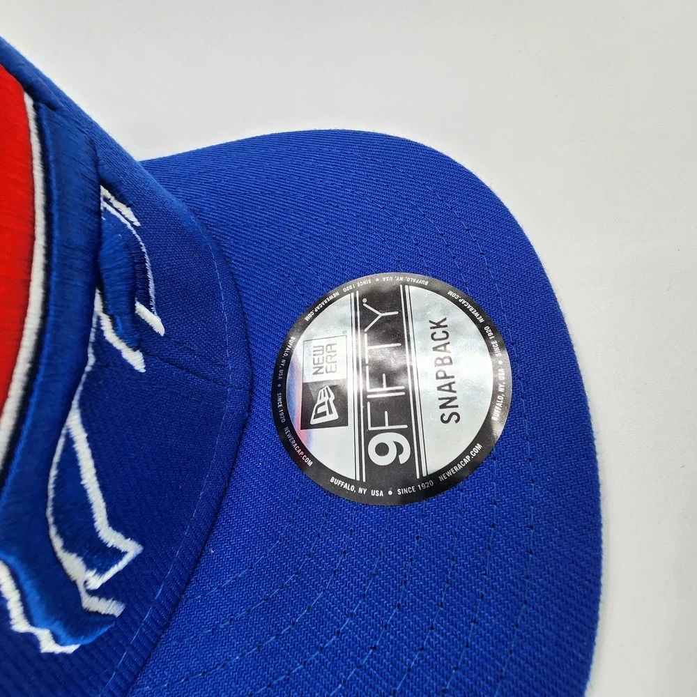 New Era Buffalo Bills 9Fifty Snapback Hat Blue Adjustable Classic Logo Cap NEW‎